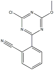 2-(4-Chloro-6-methoxy-1,3,5-triazin-2-yl)benzonitrile图片