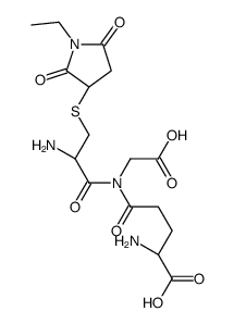 N-ethylsuccinimido-S-glutathione structure