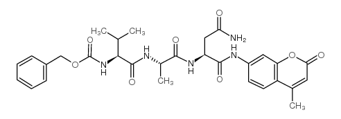 Z-Val-Ala-Asn-AMC结构式