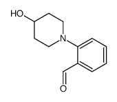 2-(4-hydroxypiperidin-1-yl)benzaldehyde Structure