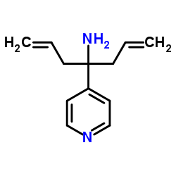 4-(4-Pyridinyl)-1,6-heptadien-4-amine Structure