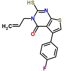 3-Allyl-5-(4-fluoro-phenyl)-2-mercapto-3H-thieno[2,3-d]pyrimidin-4-one图片