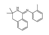 3,3-dimethyl-N-(2-methylphenyl)-4H-isoquinolin-1-amine Structure