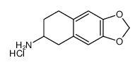 5,6,7,8-tetrahydrobenzo[f][1,3]benzodioxol-6-ylazanium,chloride Structure