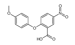 2-(4-Methoxyphenoxy)-5-nitrobenzoic acid structure