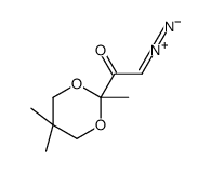 2-diazonio-1-(2,5,5-trimethyl-1,3-dioxan-2-yl)ethenolate Structure