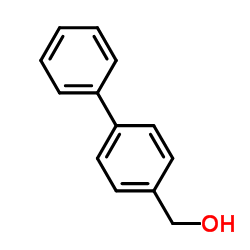 4-Biphenylylmethanol Structure