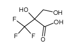 α,β-Dihydroxy-α-trifluormethylpropionsaeure结构式