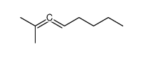 6-methyl-hepta-4,5-dienylamine结构式