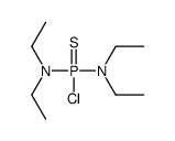 N-[chloro(diethylamino)phosphinothioyl]-N-ethylethanamine Structure