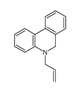 5-allyl-5,6-dihydrophenanthridine结构式