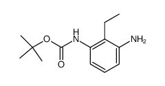 tert-butyl 3-amino-2-ethylphenylcarbamate结构式