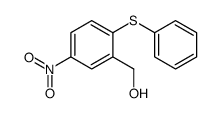 (5-nitro-2-phenylsulfanylphenyl)methanol Structure