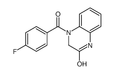 4-(4-fluorobenzoyl)-1,3-dihydroquinoxalin-2-one Structure