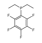 diethyl-(2,3,4,5,6-pentafluorophenyl)phosphane Structure