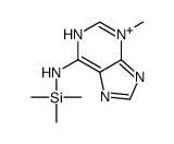 3-Methyl-N-(trimethylsilyl)-3H-purin-6-amine结构式