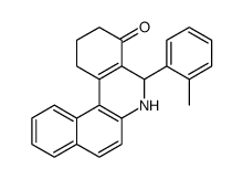 5-(2-methylphenyl)-2,3,5,6-tetrahydro-1H-benzo[a]phenanthridin-4-one Structure