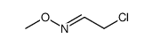 2-chloroacetaldehyde O-methyl oxime Structure