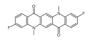 3,10-Difluoro-5,12-dimethyl-5,12-dihydroquino2,3-bacridine-7,14-dione Structure