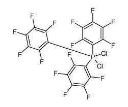 Dichlorotris(pentafluorophenyl)phosphorane结构式