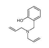 2-[[bis(prop-2-enyl)amino]methyl]phenol Structure