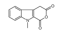 9-Methyl-4,9-dihydropyrano[3,4-b]indole-1,3-dione Structure