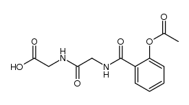 acetylsalicyloylglycylglycine结构式