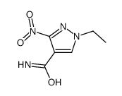 1-ethyl-3-nitropyrazole-4-carboxamide Structure