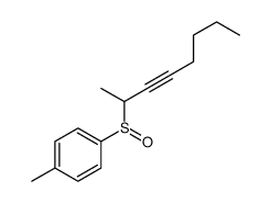 1-methyl-4-oct-3-yn-2-ylsulfinylbenzene结构式