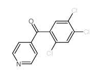 Methanone,4-pyridinyl(2,4,5-trichlorophenyl)- Structure