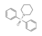 Piperidine,1-(diphenylphosphinyl)- Structure