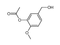 3-acetoxy-4-methoxybenzyl alcohol结构式