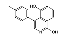 5-hydroxy-4-(4-methylphenyl)-2H-isoquinolin-1-one结构式