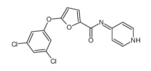 5-(3,5-dichlorophenoxy)-N-pyridin-4-ylfuran-2-carboxamide Structure