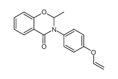 2-methyl-3-(p-vinyloxyphenyl)-2,3-dihydro-4H-1,3-benzoxazin-4-one Structure