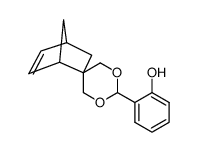 2-((1S,4S)-spiro[bicyclo[2.2.1]heptane-2,5'-[1,3]dioxan]-5-en-2'-yl)phenol结构式