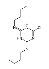 2-N,4-N-dibutyl-6-chloro-1,3,5-triazine-2,4-diamine结构式