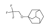 1-(2,2,2-trifluoroethoxy)adamantane结构式