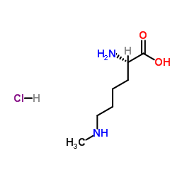 N6-Methyl-L-lysine hydrochloride (1:1) Structure