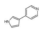 4-(1H-pyrrol-3-yl)pyridine结构式