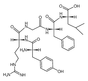 enkephalin, Arg(2)-Leu(5)- Structure