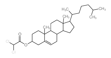 [10,13-dimethyl-17-(6-methylheptan-2-yl)-2,3,4,7,8,9,11,12,14,15,16,17-dodecahydro-1H-cyclopenta[a]phenanthren-3-yl] 2,2-dichloroacetate结构式