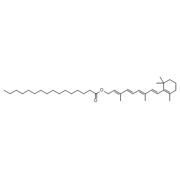 Retinyl palmitate Structure