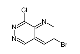 3-bromo-8-chloropyrido[2,3-d]pyridazine Structure