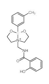 Boron,[N-[[bis(2-hydroxyethyl)amino]methyl]-2-hydroxybenzamidato(2-)](3-methylphenyl)-,(T-4)- (9CI) Structure