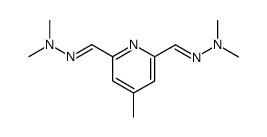 2,6-bis((2,2-dimethylhydrazono)methyl)-4-methylpyridine结构式