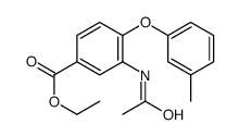 ethyl 3-acetamido-4-(3-methylphenoxy)benzoate Structure