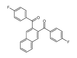 [3-(4-fluorobenzoyl)naphthalen-2-yl]-(4-fluorophenyl)methanone Structure