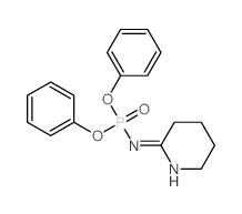 Phosphoramidicacid, (3,4,5,6-tetrahydro-2-pyridinyl)-, diphenyl ester (9CI)结构式