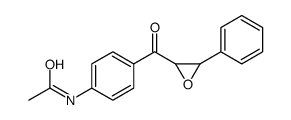 N-[4-(3-phenyloxirane-2-carbonyl)phenyl]acetamide Structure